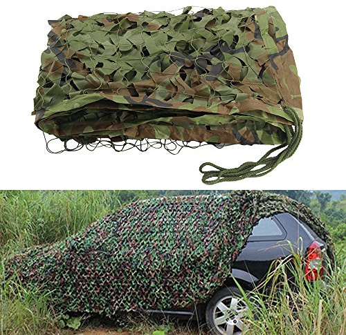 Red de camuflaje de tejido Oxford para caza, tiro o camping, 2 m, 3 m, 5 m, 7 m