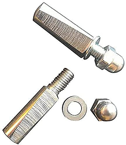 cyclingcolors 2x FAHRRAD & MOPED KURBELKEIL DURCHMESSER 9MM x LÄNGE 40MM TRETLAGERKEIL FLÄCHE KURBELN