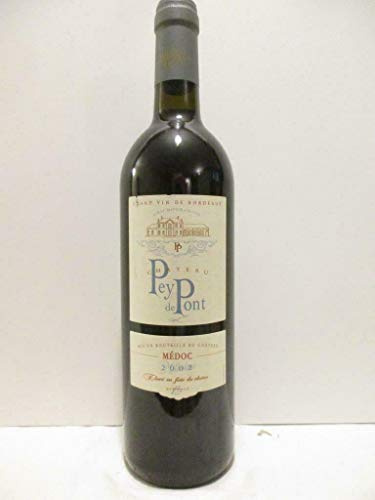 médoc château pey de pont fût de chêne rouge 2002 - bordeaux