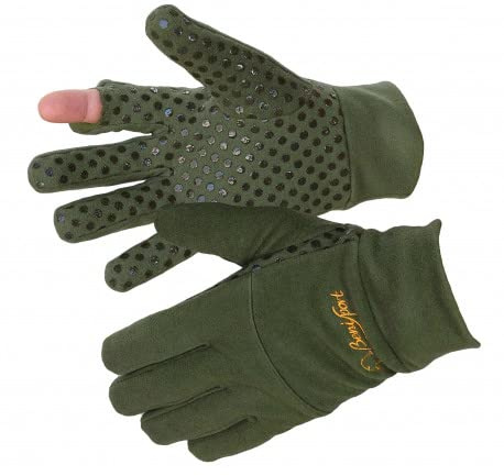 Gants de montagne fins antidérapants de couleur verte, doigt extérieur | Tir | Chasse (XL)