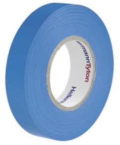 Paquete de 10 cintas aislantes, 10 m de largo y 15 mm de ancho, azul