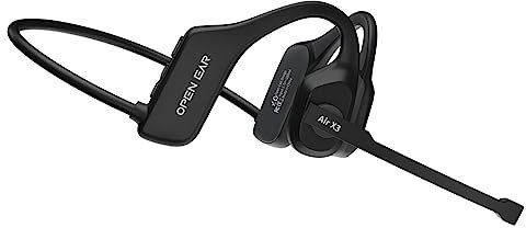 Open Ear Earbuds Wireless Bluetooth Bone Conduction Head Set With Micro Waterproof Earbuds With Microphone Headphones Induction Earphones Bluetooth Wireless Ear Clip Bone Conduction Head Set