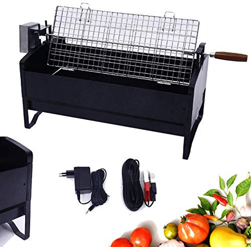 asdchZen Pieghevole Portatile da Campeggio Barbecue Grill Casa All'Aperto Pieghevole A Carbone/Barbecue Elettrico Griglia da Cucina Strumento di Cottura per Picnic Adatto per Feste in Famiglia
