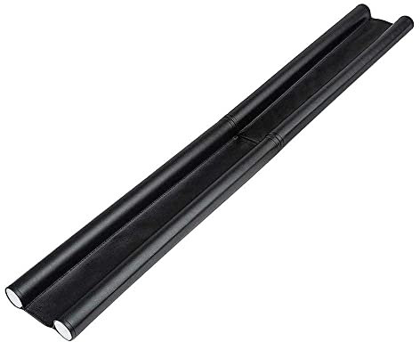Silikon-Dichtungsstreifen, extra langer Tür-Zugluftstopper, Unter-Tür-Zugluftstopper, doppelseitiger Unter-Tür-Dichtungs-Isolierschaum-Geräuschblocker (2 Stück)