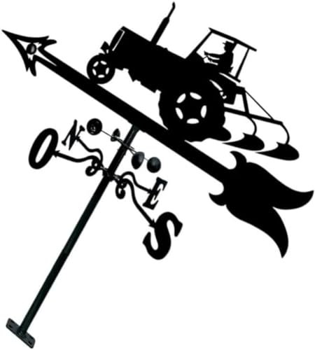 Segnavento Segnavento Vento Indicatore di direzione Giardino Segnavento Camion Ornamenti Trattore Design Segnavento Pollo Coop Decorazione Gallo Pollo Segnavento Prato Ferro Battuto Stile Europeo