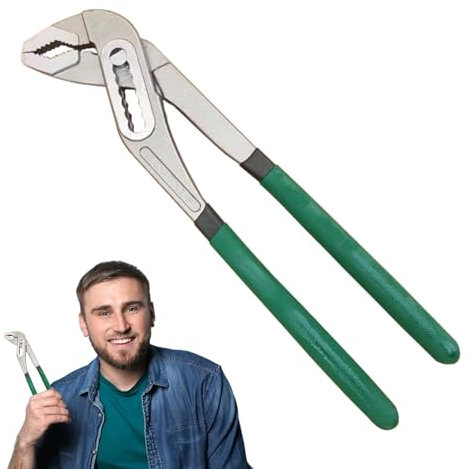 Pinza chiave regolabile, pinza giratubi, Pinza a ganasce scanalate da 8/10/12 pollici, Pinza di bloccaggio regolabile per tubo 'acqua per chiave a becco d'aquila a sgancio rapido