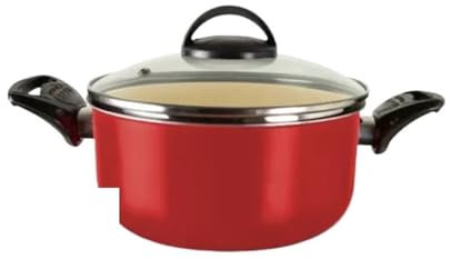 UBOHUZ Casseruola Casseruole Misura Grande 22 Cm Pentole E Friggitrici Casseruola con Coperchio for Forno E Piano Cottura per Brasare, Stufare