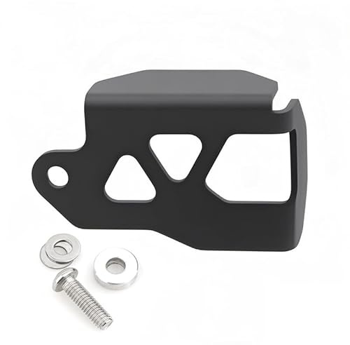 Protection de réservoir d'huile de frein pour moto Pour GSX-8R, GSX-8S, GSX-S1000GT, couvercle de réservoir d'huile de frein arrière, protection de réservoir(A Black)