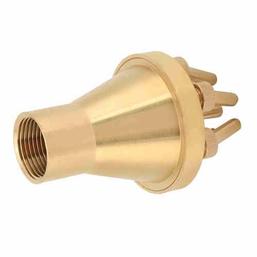 Aoresac Ugello di Fontana in Stile Dritto a 2 Livelli, Ugello di Scattering Poroso DN25 per Lo Strumento Spray per Laghetto da Giardino con Una Bella Forma e Una Comoda Installazione,