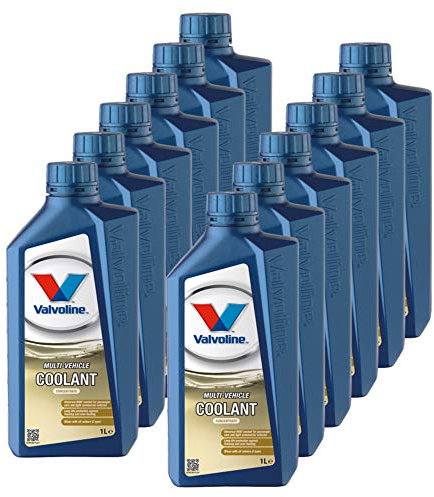 VALVOLINE 12X - Concentrado anticongelante para radiadores (1 L), Color Amarillo Claro