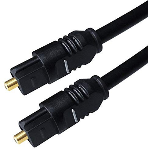 HUANGTAOLI Digital Optical Audio Cable Toslink Male to Male 2m