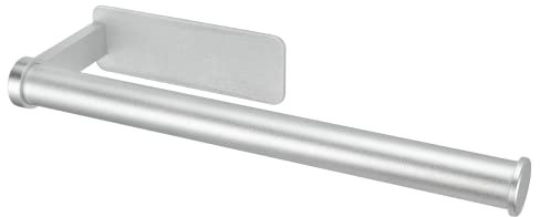 OIZEN Küchenrollenhalter ohne Bohren, Küchenpapierhalter Wand Küchenrollen Halter Aufbewahrung Organisator, Aluminium, 28cm