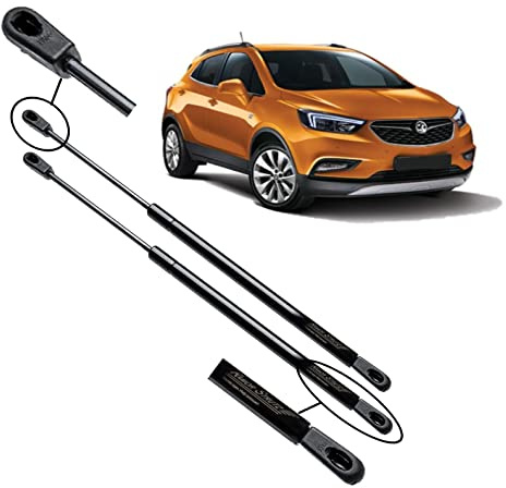 Ramor Strutz 2x Gasfeder Dämpfer Heckklappe Kompatibel mit Opel Mokka 2012-2020. Gasdruckfeder Heckklappendämpfer Ersatz für 95095594 und Andere.
