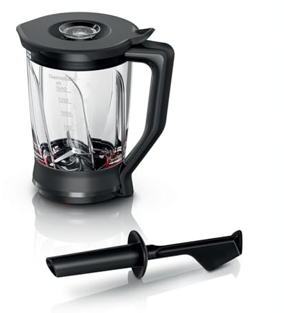 Bosch för MUM9 MUZ9MX2 Mixerkanna, Svart, Genomskinlig, 2,3 L