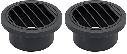 Heating Duct Heater Air Outlet, Asudaro Round/Square/Mushroom Parking Heater Duct Air Outlet Abs Plastic Parking Heater Outlet Exhaust Connector