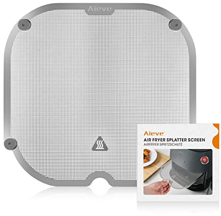 Aieve Air Fryer Splatter Screen, Splash Guard Compatible with COSORI 4.7L / Ninja Speedi ON400UK / Ninja Air Fryer PRO 4.7L AF140UK