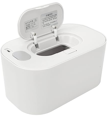Haofy Feuchttücher-Heizung, Tragbare Feuchttücher-Heizung mit Konstanter Temperatur, ABS, Hält die Feuchtigkeit für Toiletten (Weiss)