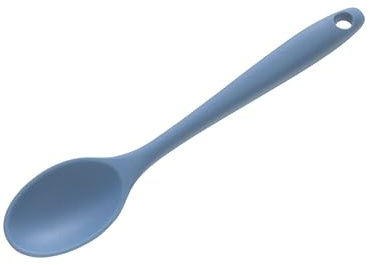 Wiltshire Mini Silicone Serving Spoon, Cooking Spoon, Heat-Resistant | Utensil, Non-Stick, Non-Scratch, Petrol Blue, 20.2x4.4x1.8cm