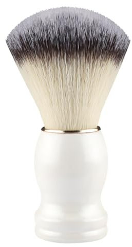 Aiweijia Shaving Brushe Wooden Handle Nylon Hair Shaving Brush Tool Shave Brush for Men Professional Hair Salon Tool Gifts Home Travel