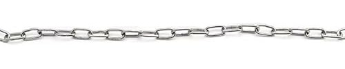2 Meter Stainless Steel Chain 2mm Heavy Duty Link Chain for Fence Gates Garage Doors