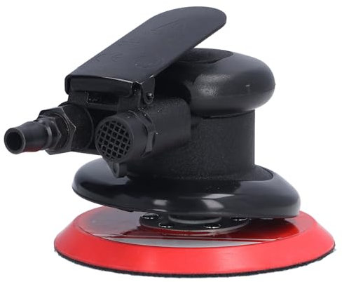 Lijadora orbital, herramienta de lijadora orbital de 12000 rpm Amoladora de aire Máquina de lijado neumática Máquina de encerado accionada por aire para coche Madera Metal