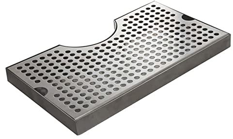 SWAYVES Stainless Steel Kegerator Beer Drip Trays, Beer Tower Drip Pan for Home Bar Without Drain