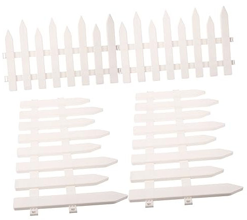 jojofuny Clôture De Jardin Décorative En Plastique Lot De 4 Design Simple Pour Une Bordure De Jardin Facile