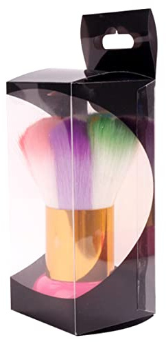 Veemoon Cepillo De Uñas Para Limpieza De Polvo, 1 Unidad, Tamaño Pequeño, Cerdas De Colores, Para Manicuristas y Uso Profesional, Herramienta Práctica Para Salón y Hogar