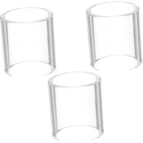TOYANDONA Glass Guitar Slide Bars and Easy Observation of Finger Positioning 3pcs Finger Sleeve Rings for Stable Fit for Guitar Practice and Performance