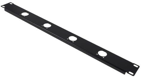 TOYANDONA Audio Patch Panel Xlr Rack Mount Hinged for Computer Case Network Cabinet Cable Organizer Audio Rack Mount Panel