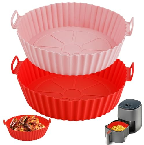 2 PCS Stampo Silicone Torta 16cm, Teglie Silicona per Dolci con Raschietto | Tortiera Silicone, Antiaderenti, Rilascio Rapido, tortiera rotonda per Torte a Strati Torta Arcobaleno e Torta in Chiffon