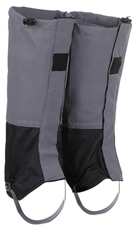 Polainas para exteriores Senderismo – Protector impermeable para piernas, protector para botas ajustable | Protección contra la lluvia y la nieve, cubierta de calzado transpirable, montañismo, montañi