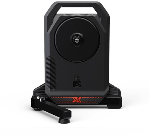 ThinkRider XXPRO+ vikbar direkt drivning, smart cykeltränare – max. 2 500 W, självkraftgenererande, inomhuscykeltränare (svart)
