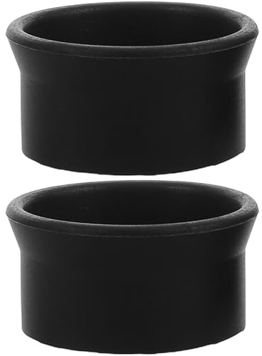 Artibetter Lot de 2 Œilletons en Caoutchouc Noir pour Jumelles et Microscopes Binoculaires, Protection Oculaire Facile à Utiliser Diamètre Extérieur 31-33 Mm, pour Utilisateurs
