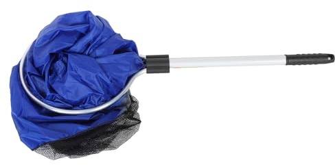 Ausla Stort Akvarienät, Akvariumfisknät i Aluminiumlegering 30 Cm Huvud 50 Cm Handtag, Mjukt Nät för överföring och Fångst Av Fisk, för Medelstor Fisk i Tankar och Dammar (Diameter 30cm, handtag 50cm)