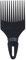 Jack Dean by Denman (Black) Curl Volumiser Comb for Separating, Styling, Defining, Enhancing & Boosting Curls (D17)