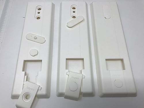 Abdeckplatte 3 set ohne Gurtausbau zweiteilig Abdeckung Gurtplatte 23mm 135-165 Lochabstand 3 stck