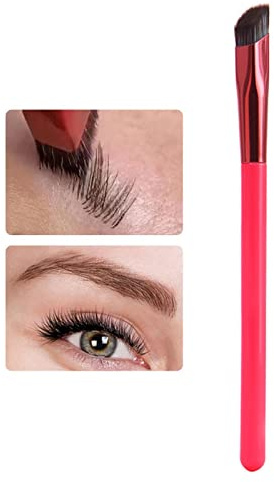 PW TOOLS Pennello Sopracciglia Multifunzione, Pennello Sopracciglia Angolato, Pennello Sopracciglia Quadrato, Pennello Trucco Angolato, per Contorno E Riempimento Precisi, Regalo per Le Donne