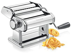 Tescoma 428694 Macchina per la Pasta per lasagne, tagliolini e fettuccine, Acciaio inox, linea GrandCHEF