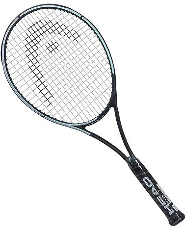 Head Gravity MP L 2023 Uncorded 280G tennisracket tävlingsracket svart glänsande - ljusblå 3