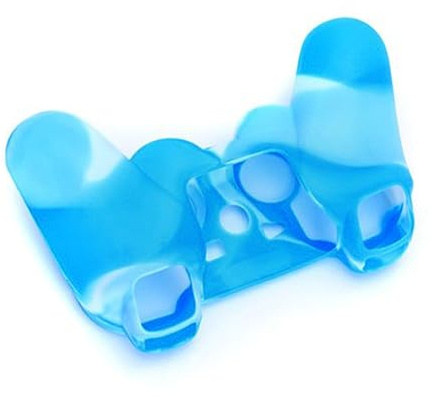 jojofuny Funda Protectora De Silicona Duradera Para Controlador Cubierta Antideslizante Azul Compatible Con Mandos Accesorios Para Joystick Protección Integral Contra Arañazos y Suciedad