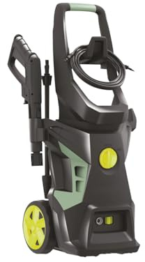 Avilia Idropulitrice Ideale per Pulizia Auto, Moto e Bici - con Motore 2000W, Ruote da 8, Maniglia, Pressione 180Bar, 7.5 l/min, Tanica 7L, Tubo da 6m, Cavo Elettrico da 5m