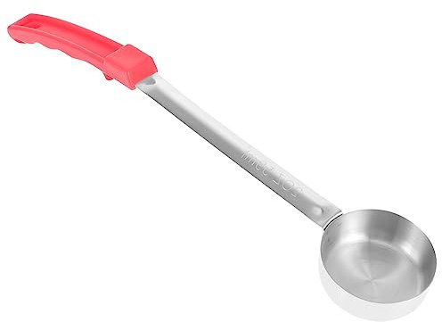 Alipis 2ounce Stainless Steel Portion Control Spoon Pizza Sauce Serving Scoop Kitchen Sauce Serving Ladle for Food Preparation