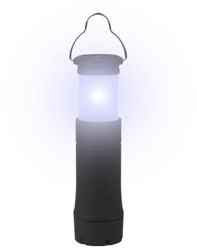 Lampes de camping à piles – Outil d'éclairage portable 2 en 1, lanterne alimentée par piles, lampe de poche à piles, 3 modes d'éclairage pour coupures de courant, tente