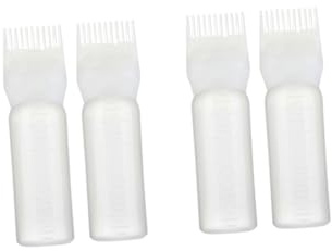 Mikinona 4stücke Haarfärbeflasche Mit Kamm Und Spülflasche Für Professionelle Haarfarbe Und Haartönungen Langlebiges Material Für Saubere Anwendung