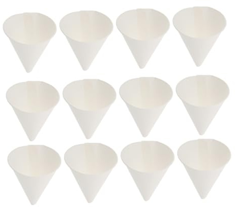 Disposable and Engine for Oil Paper Funnel 25pcs Water | White Cone Design, Large Capacity, Easy Storage, Leak and Spill Reduction