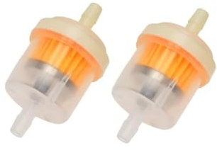 Dngjuen Filtre À Huile Universel pour Voiture, Tuyau De 7 Mm, pour Petit Moteur, Tondeuse À Gazon, Accessoires De Moto Filtre À Huile(2pcs)