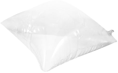 HAMPPLIES Cojín Inflable Transparente de Almohada Portátil Multiusos Resistente al Agua para Sofá y Camping