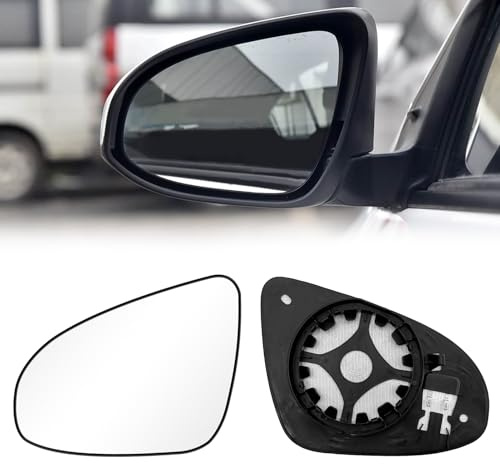 Altsbaos 1PCS Vetro Specchio Compatibile con Toyota Aygo Specchietto 2014-2020, Specchio Retrovisore Riscaldato Compatibile con Peugeot 108/Citroen C1 2014-2020（Sinistro)