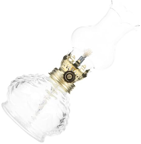MOTHNUR Petroleumlampe Glas Vintage Öllampe Retro Petroleumlampe Für Innenraum Beleuchtung Wohnzimmer Schlafzimmer Party